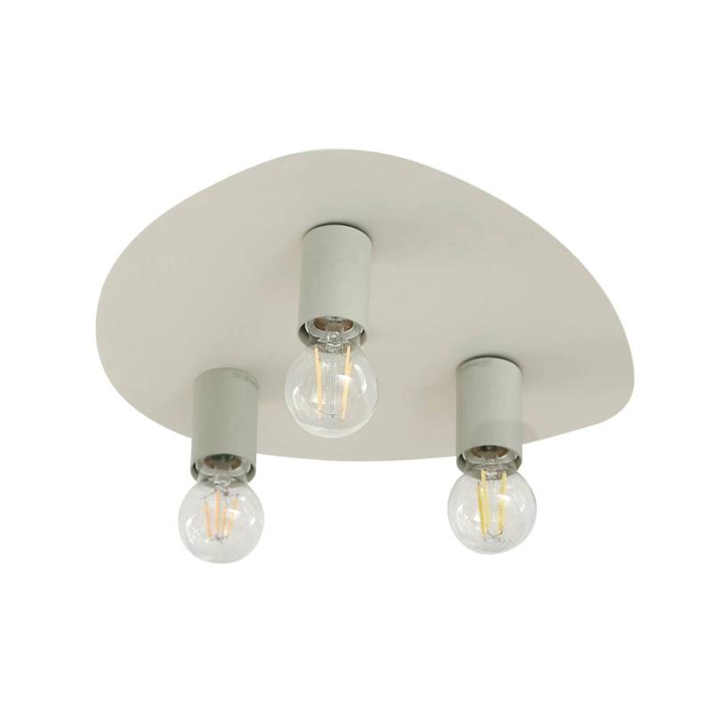 Lindby Deckenlampe Tommen 10030167 Modern in Creme aus Metall 3-flammig E27 Wohnzimmerleuchte von LINDBY