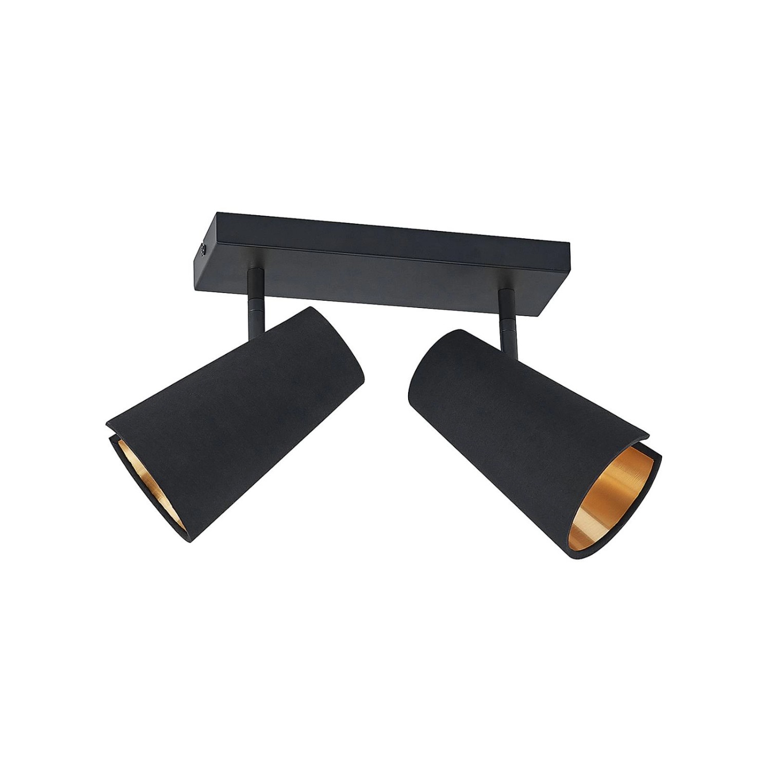 Lindby Deckenlampe Zylindro 9627318 Modern in Schwarz aus Textil 2-flammig E14 Wohnzimmerleuchte Lindby Deckenlampe Zylindro 9627318 Modern in Schwarz aus Textil 2-flammig E14 Wohnzimmerleuchte von LINDBY