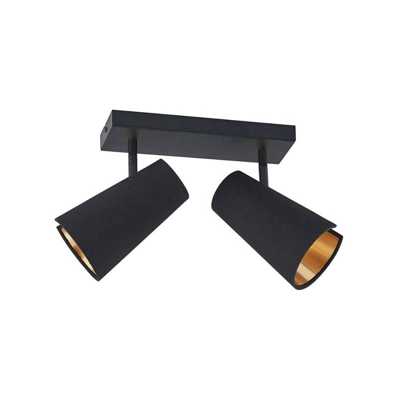 Lindby Deckenlampe Zylindro 9627318 Modern in Schwarz aus Textil 2-flammig E14 Wohnzimmerleuchte Lindby Deckenlampe Zylindro 9627318 Modern in Schwarz aus Textil 2-flammig E14 Wohnzimmerleuchte von LINDBY