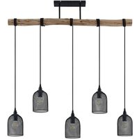 Lindby Dolcin Hängelampe mit Mesh-Schirmen 5-fl. von LINDBY