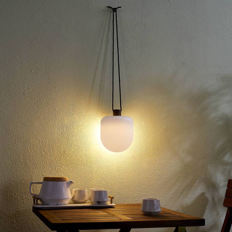 Lindby LED-Außenhängeleuchte Eleia, 2.700 K, 16 cm, Akku von LINDBY