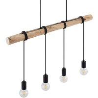 Lindby - Ferris Holz-Hängeleuchte, vierflammig von LINDBY