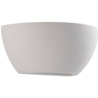 Wandleuchte, Wandlampe Innen 'Jimmy' aus Gips/Ton für Wohnzimmer & Esszimmer von Lindby von LINDBY