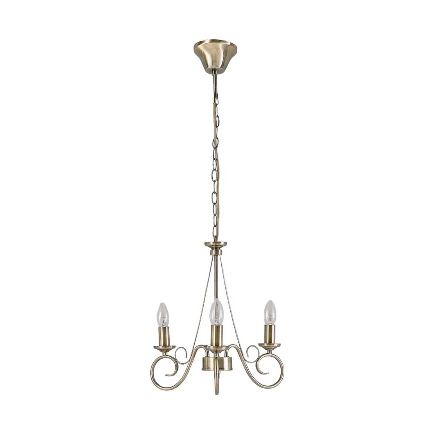 Lindby Kronleuchter Marnia 9621014 Retro Vintage Antik in Bronze aus Metall 3-flammig E14 Wohnzimmerleuchte Lindby Kronleuchter Marnia 9621014 Retro Vintage Antik in Bronze aus Metall 3-flammig E14 Wohnzimmerleuchte von LINDBY