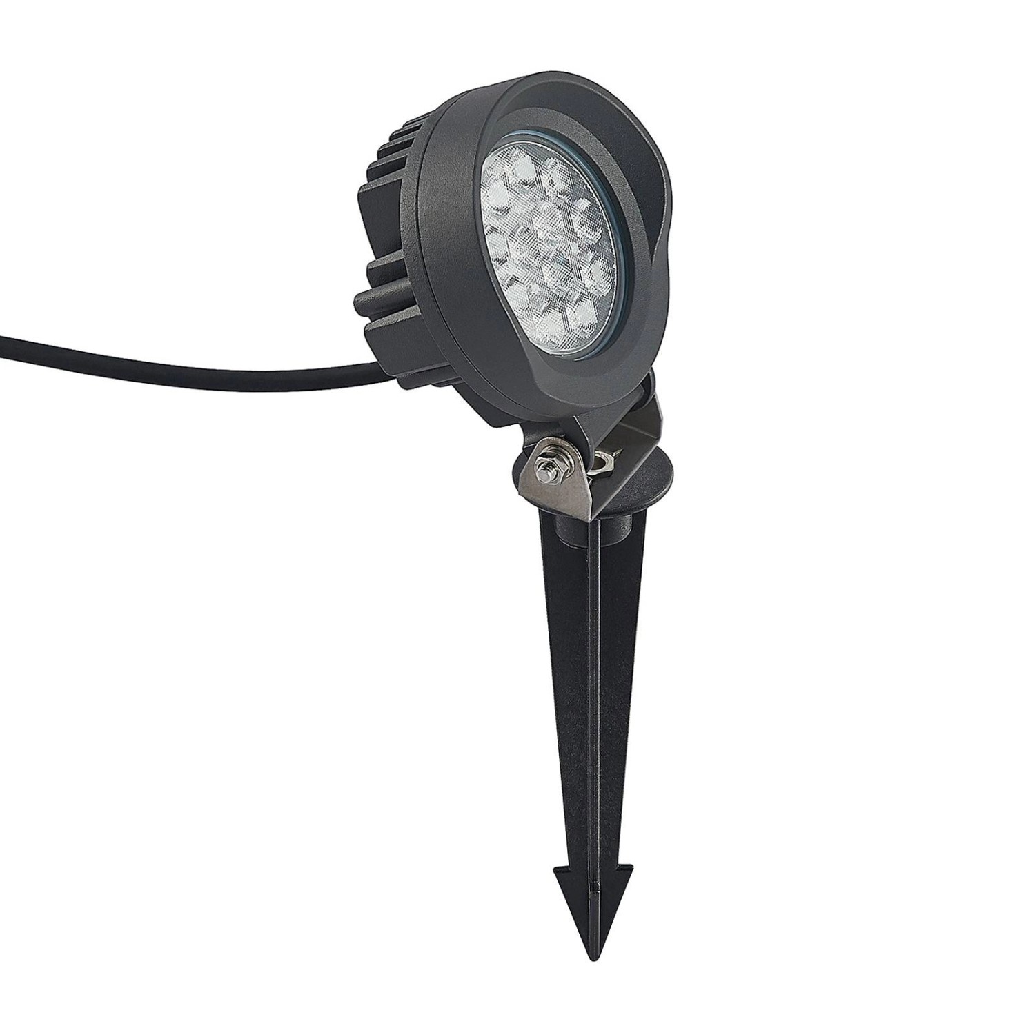 Lindby LED Außenleuchte Emar 9915032 Modern in Schwarz aus Aluminium 1-flammig von LINDBY