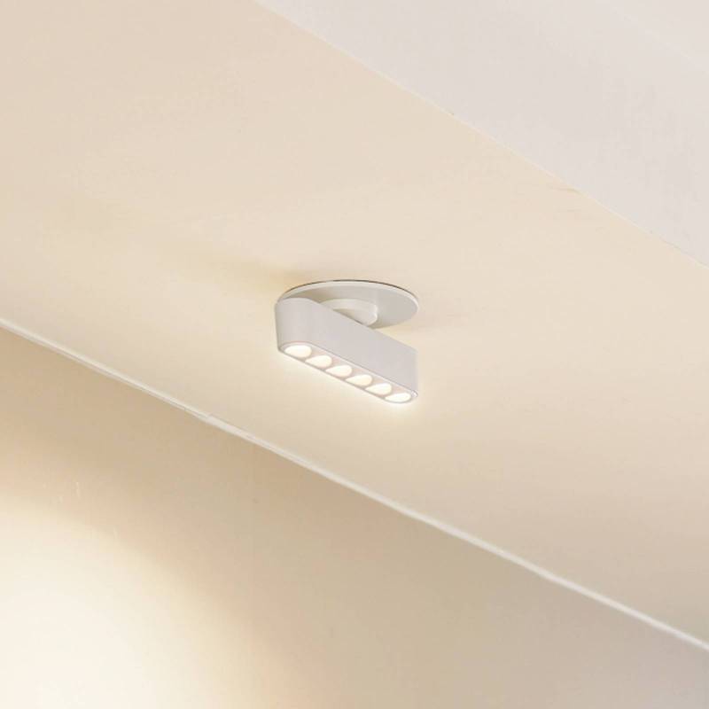 Lindby LED-Einbauleuchte Eldrin, weiß, Lichtpunkte, 13,1cm von LINDBY