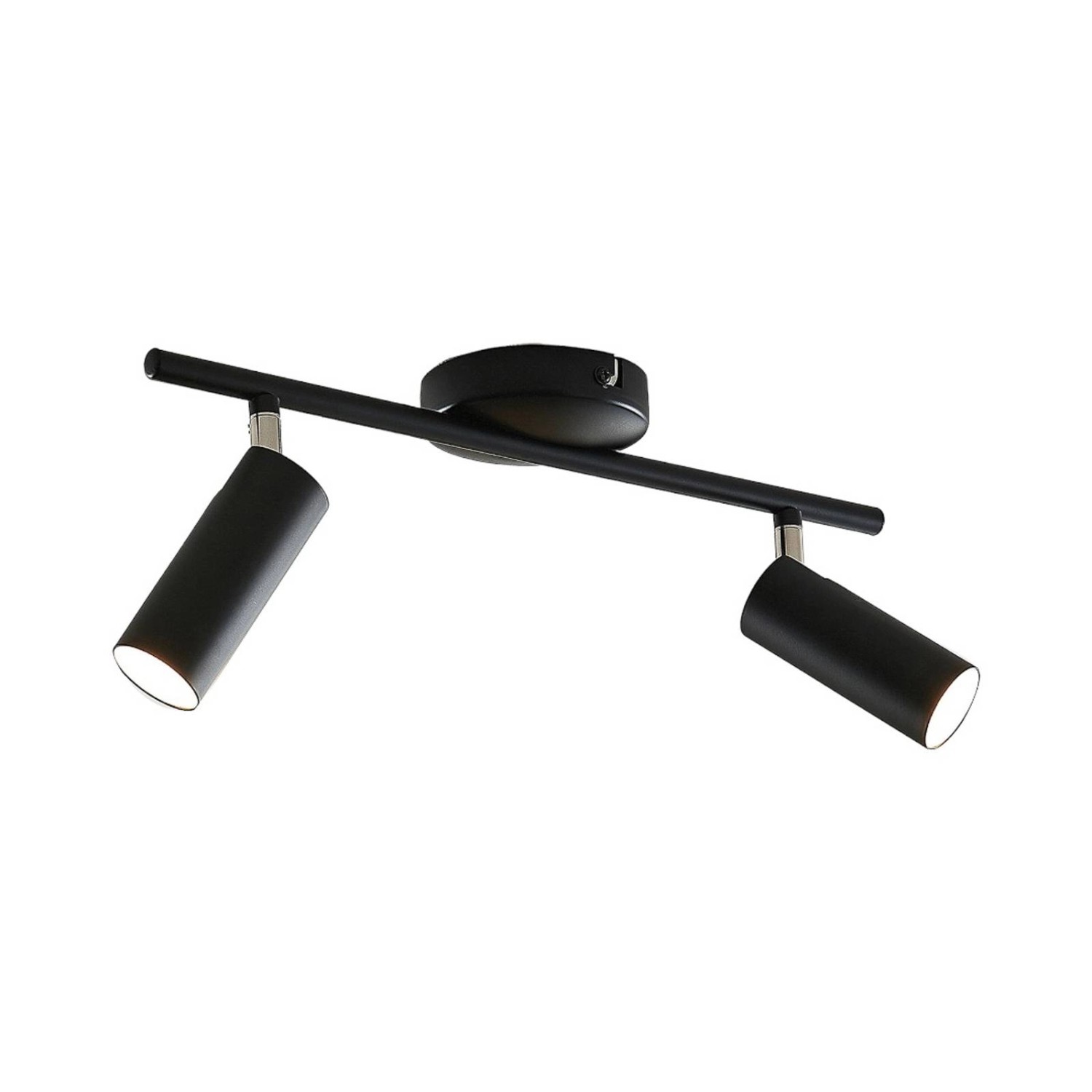 Lindby LED Deckenlampe Camille 9643089 Modern in Schwarz aus Metall 2-flammig Wohnzimmerleuchte von LINDBY