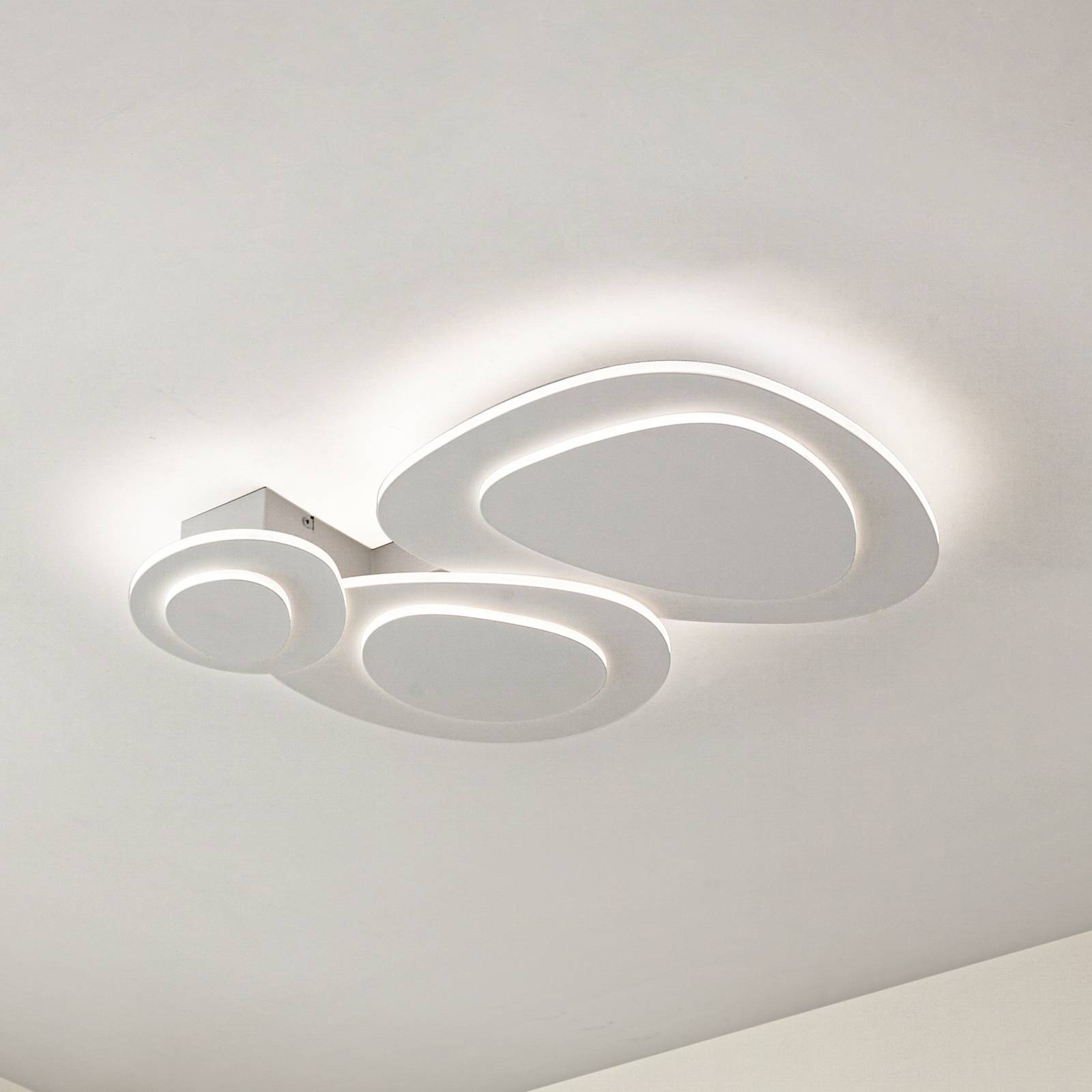 Lindby LED-Deckenleuchte Delar, 60 x 60 cm, CCT, dimmbar von LINDBY