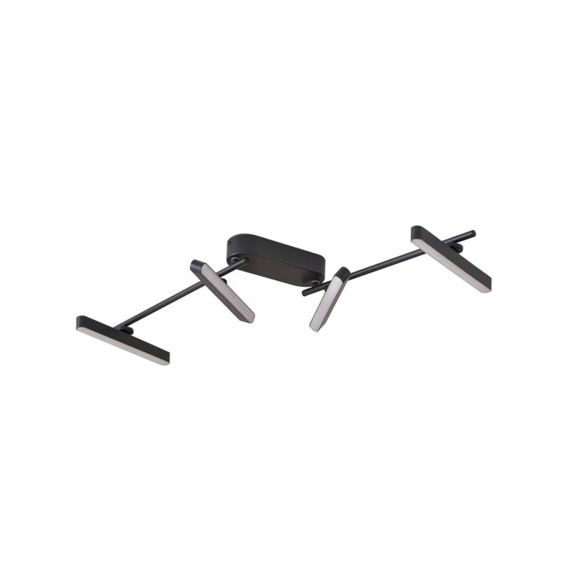 Lindby LED Deckenleuchte Eldrin 10025816 Modern in Schwarz aus Metall 4-flammig Wohnzimmerleuchte Lindby LED Deckenleuchte Eldrin 10025816 Modern in Schwarz aus Metall 4-flammig Wohnzimmerleuchte von LINDBY