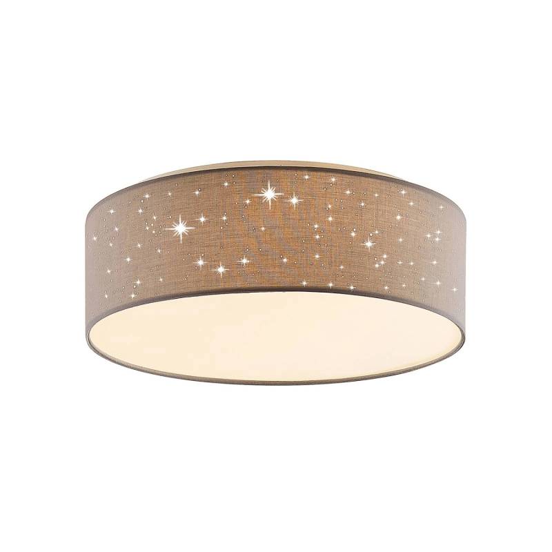 Lindby LED Deckenleuchte Ellamina 9945393 Modern in Alu aus Textil 1-flammig Wohnzimmerleuchte Lindby LED Deckenleuchte Ellamina 9945393 Modern in Alu aus Textil 1-flammig Wohnzimmerleuchte von LINDBY