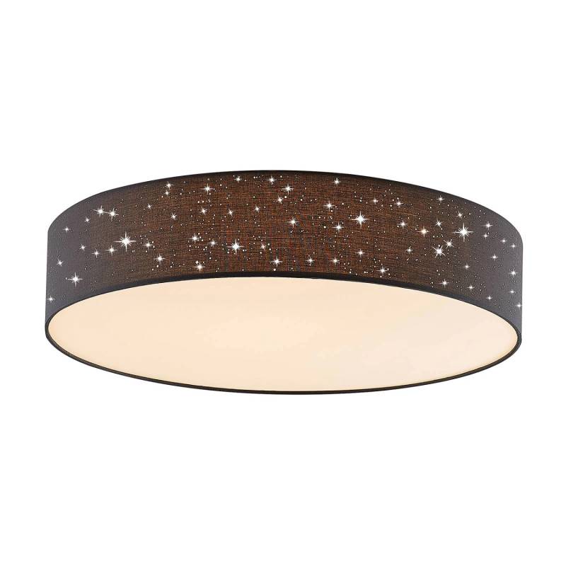 Lindby LED Deckenleuchte Ellamina 9945398 Dimmbar mit Leselampe Modern in Schwarz aus Textil 1-flammig Wohnzimmerleuchte Lindby LED Deckenleuchte Ellamina 9945398 Dimmbar mit Leselampe Modern in Schwarz aus Textil 1-flammig Wohnzimmerleuchte von LINDBY