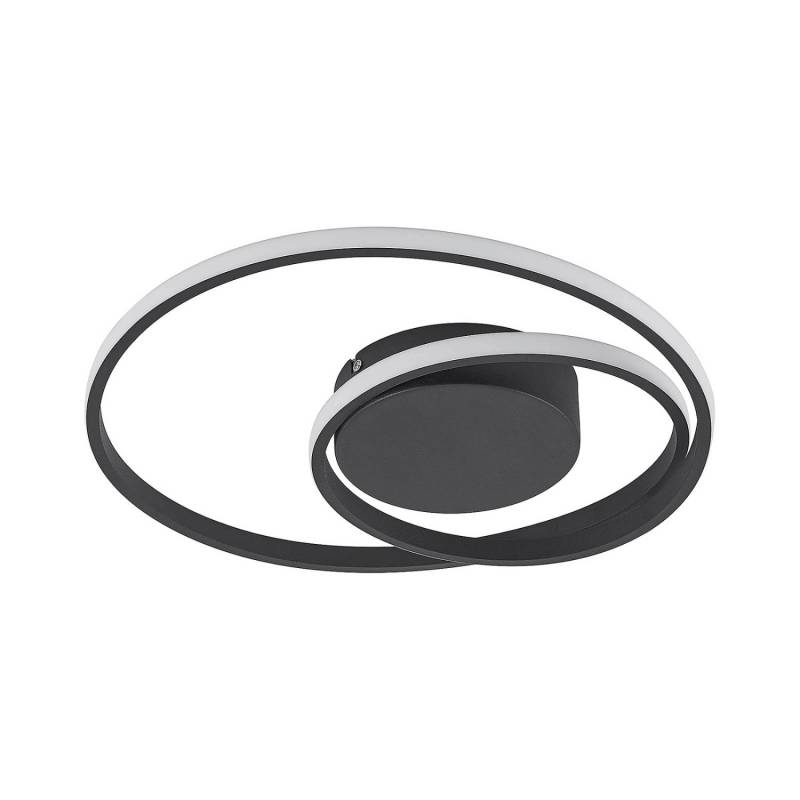 Lindby LED Deckenleuchte Emisua 8032353 Dimmbar mit Leselampe Modern in Schwarz aus Aluminium 1-flammig Wohnzimmerleuchte Lindby LED Deckenleuchte Emisua 8032353 Dimmbar mit Leselampe Modern in Schwarz aus Aluminium 1-flammig Wohnzimmerleuchte von LINDBY