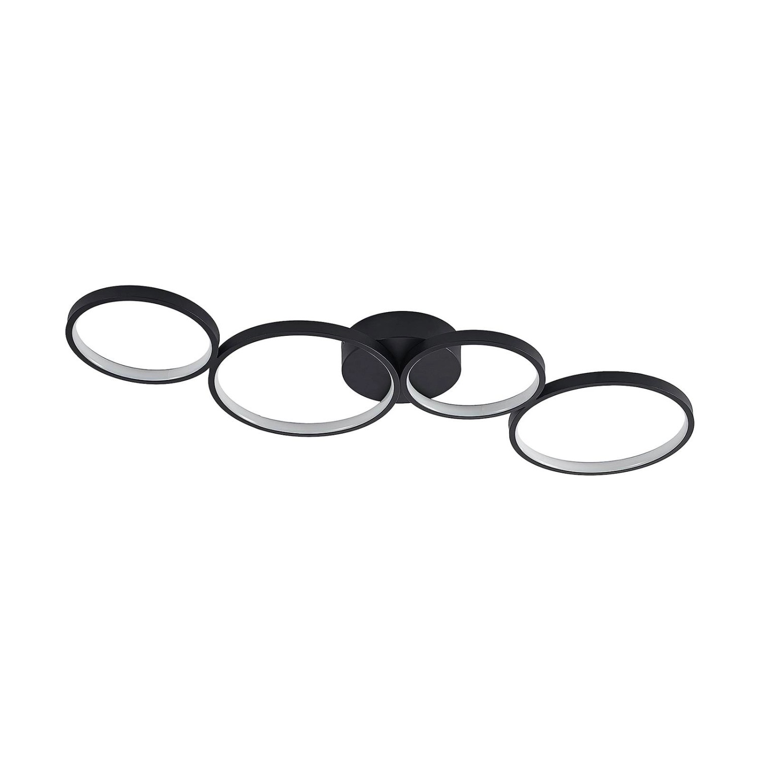 Lindby LED Deckenleuchte Evengeline 9626864 Modern in Schwarz aus Aluminium 1-flammig Wohnzimmerleuchte Lindby LED Deckenleuchte Evengeline 9626864 Modern in Schwarz aus Aluminium 1-flammig Wohnzimmerleuchte von LINDBY