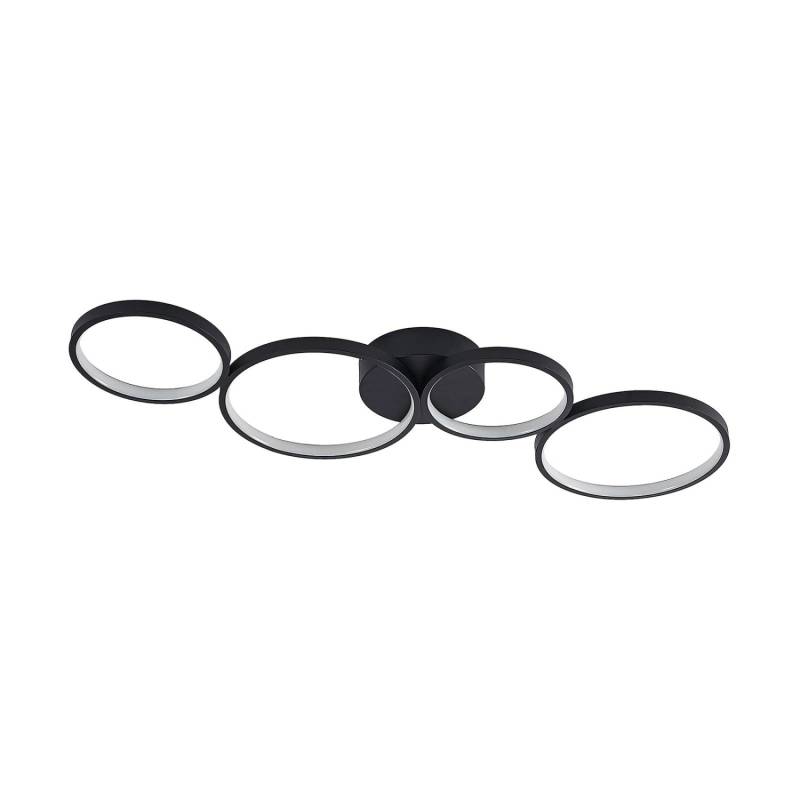 Lindby LED Deckenleuchte Evengeline 9626864 Modern in Schwarz aus Aluminium 1-flammig Wohnzimmerleuchte Lindby LED Deckenleuchte Evengeline 9626864 Modern in Schwarz aus Aluminium 1-flammig Wohnzimmerleuchte von LINDBY