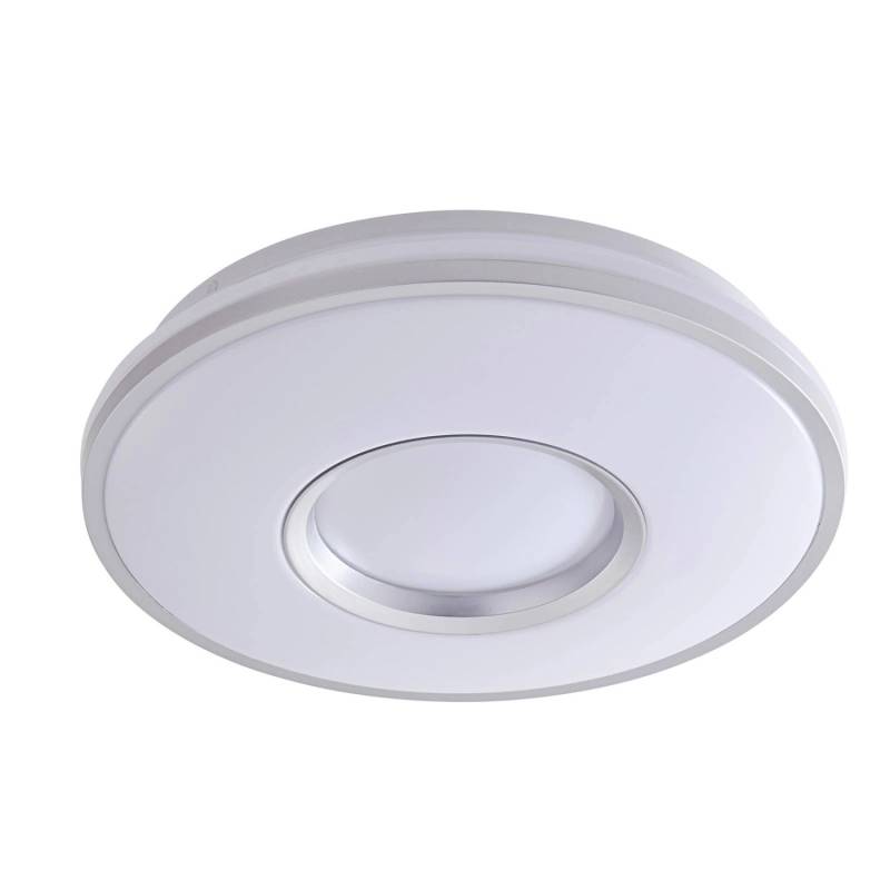 Lindby LED Deckenleuchte Furgo 10013345 Modern in Chrom aus Metall 1-flammig Badezimmerleuchte von LINDBY