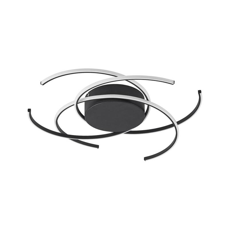 Lindby LED Deckenleuchte Hamza 9626636 Dimmbar Modern in Schwarz aus Metall 3-flammig Wohnzimmerleuchte Lindby LED Deckenleuchte Hamza 9626636 Dimmbar Modern in Schwarz aus Metall 3-flammig Wohnzimmerleuchte von LINDBY