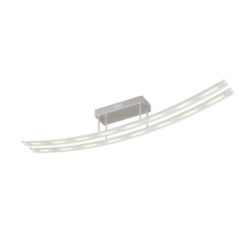 Lindby LED Deckenleuchte Jarda 9621139 Dimmbar Modern in Transparent aus Glas 16-flammig Wohnzimmerleuchte von LINDBY