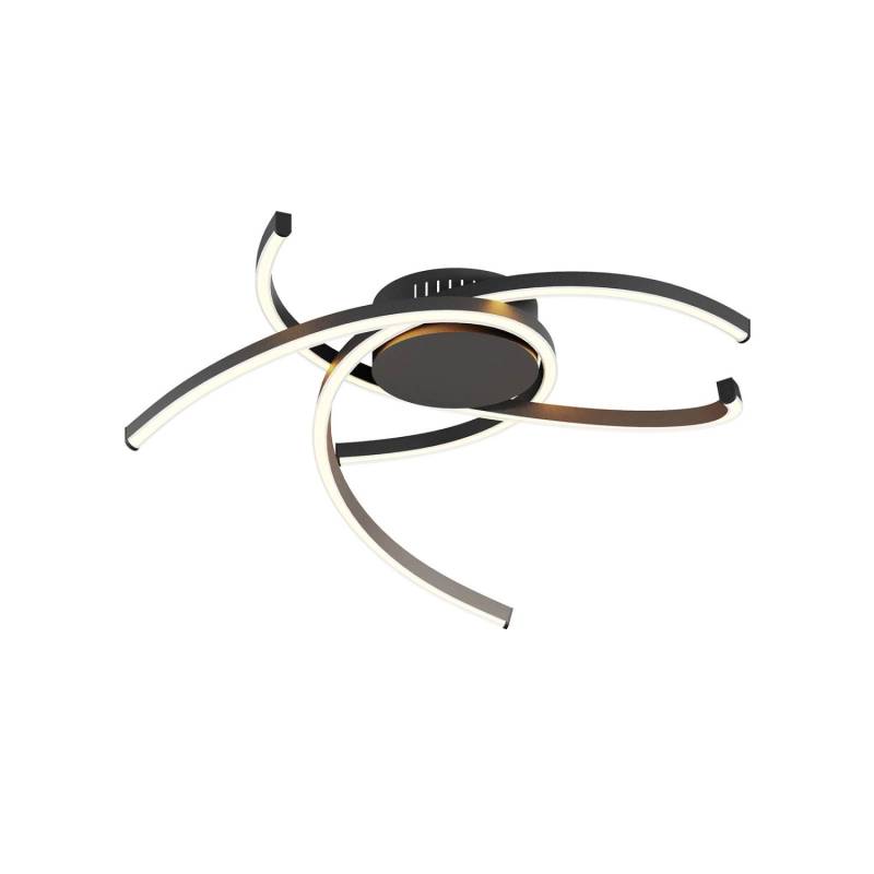 Lindby LED Deckenleuchte Katris 9639154 Dimmbar Modern in Schwarz aus Aluminium Wohnzimmerleuchte Lindby LED Deckenleuchte Katris 9639154 Dimmbar Modern in Schwarz aus Aluminium Wohnzimmerleuchte von LINDBY