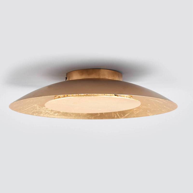 Lindby LED-Deckenleuchte Keti, Ø 35 cm, gold, rund, Metall Lindby LED-Deckenleuchte Keti, Ø 35 cm, gold, rund, Metall von LINDBY