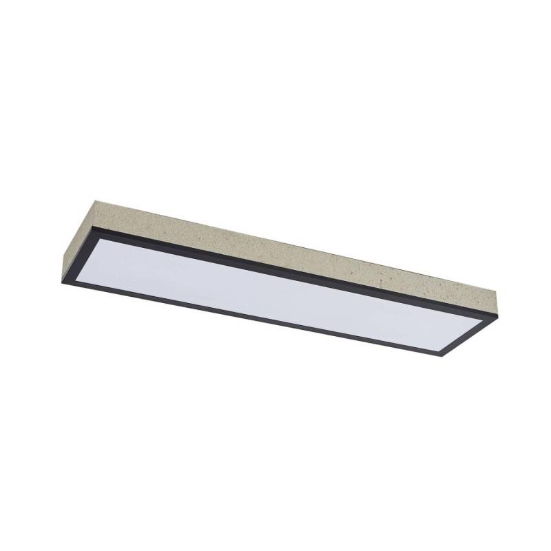 Lindby LED Deckenleuchte Laviona 10033421 Dimmbar mit Leselampe Modern in Schwarz aus Metall 1-flammig Wohnzimmerleuchte von LINDBY