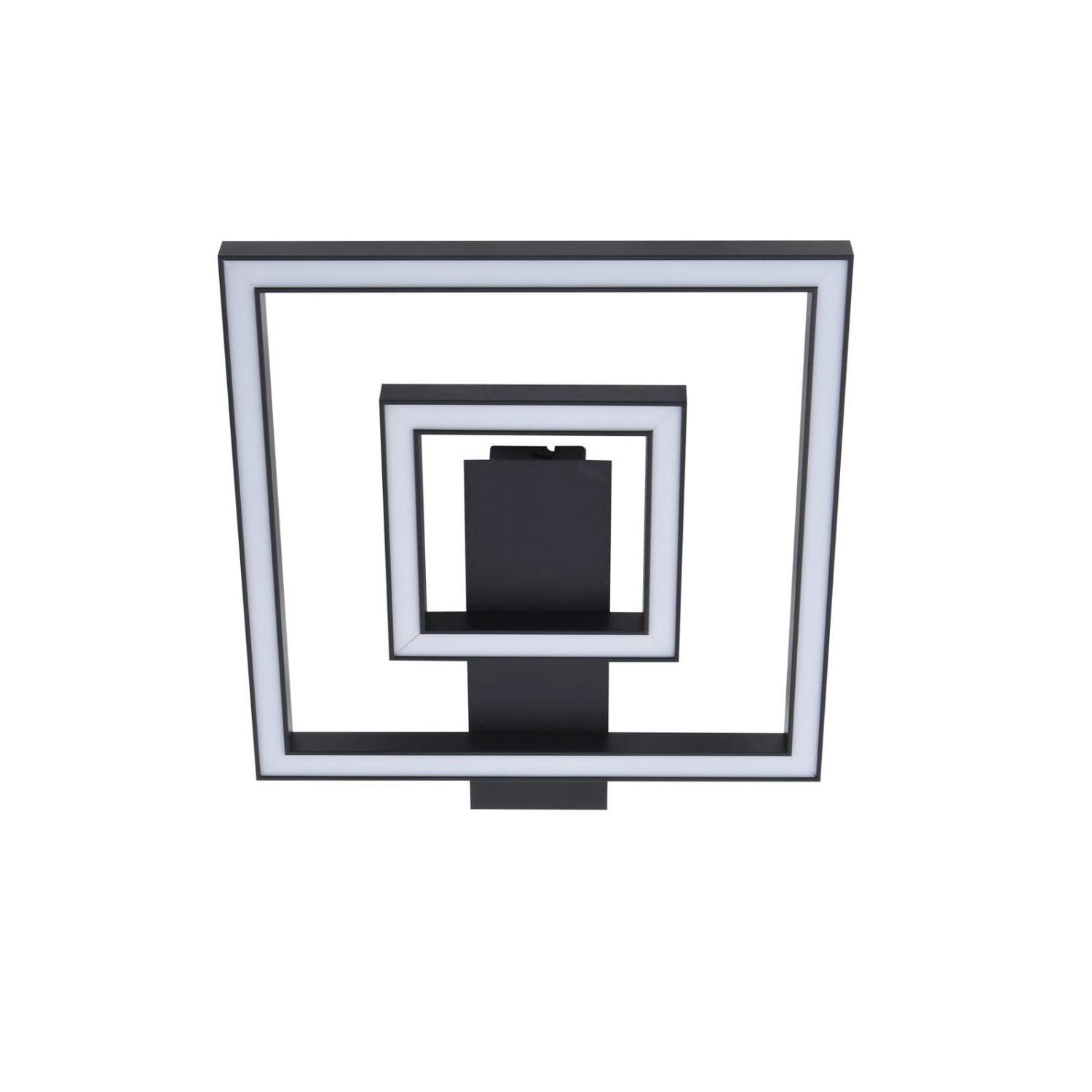 Lindby LED Deckenleuchte Madamo 10023740 Modern in Schwarz aus Aluminium 2-flammig Wohnzimmerleuchte von LINDBY