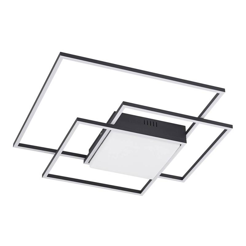 Lindby LED Deckenleuchte Nelinka 9985105 Modern in Schwarz aus Aluminium 1-flammig Wohnzimmerleuchte Lindby LED Deckenleuchte Nelinka 9985105 Modern in Schwarz aus Aluminium 1-flammig Wohnzimmerleuchte von LINDBY