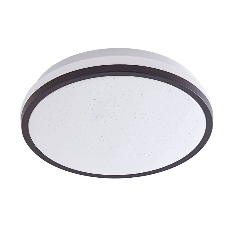 Lindby LED Deckenleuchte Nymira 10013338 in Schwarz 1-flammig Wohnzimmerleuchte von LINDBY