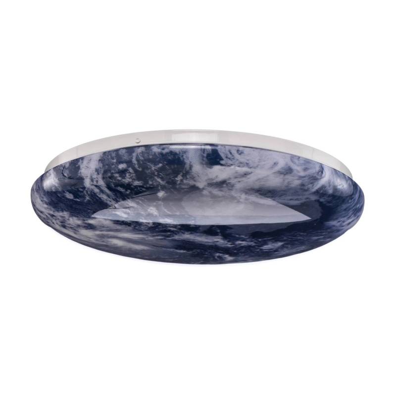 Lindby LED Deckenleuchte Orbi 10019799 in Blau 1-flammig Wohnzimmerleuchte von LINDBY