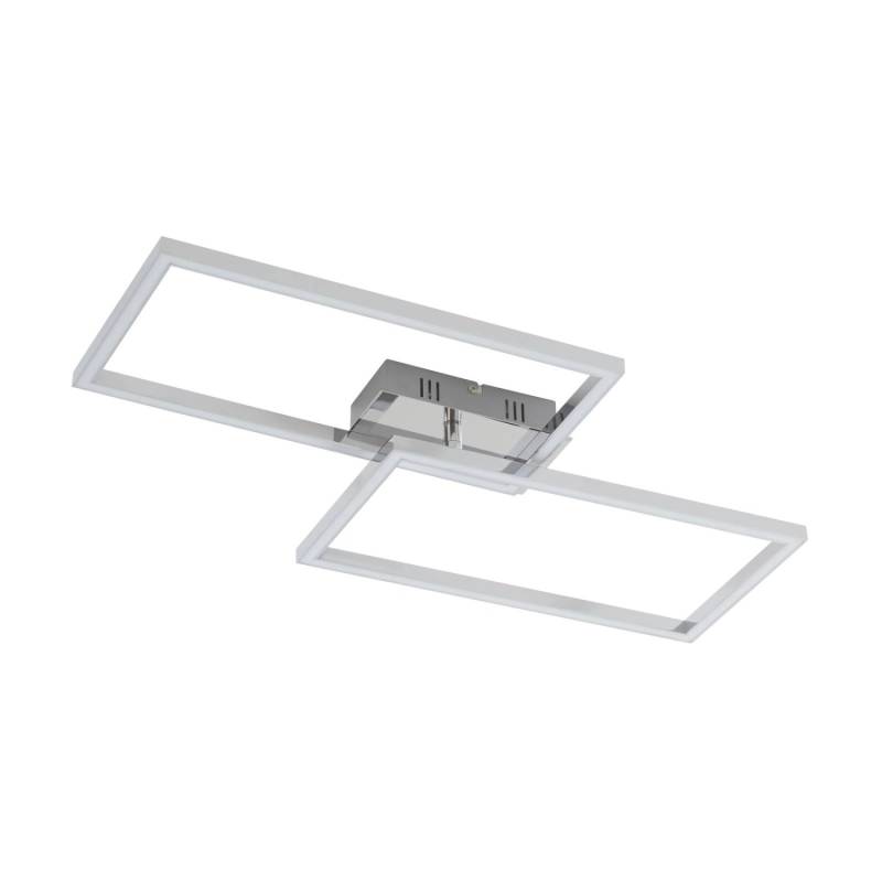 Lindby LED Deckenleuchte Panja 10012937 Dimmbar Modern in Chrom 2-flammig Wohnzimmerleuchte von LINDBY