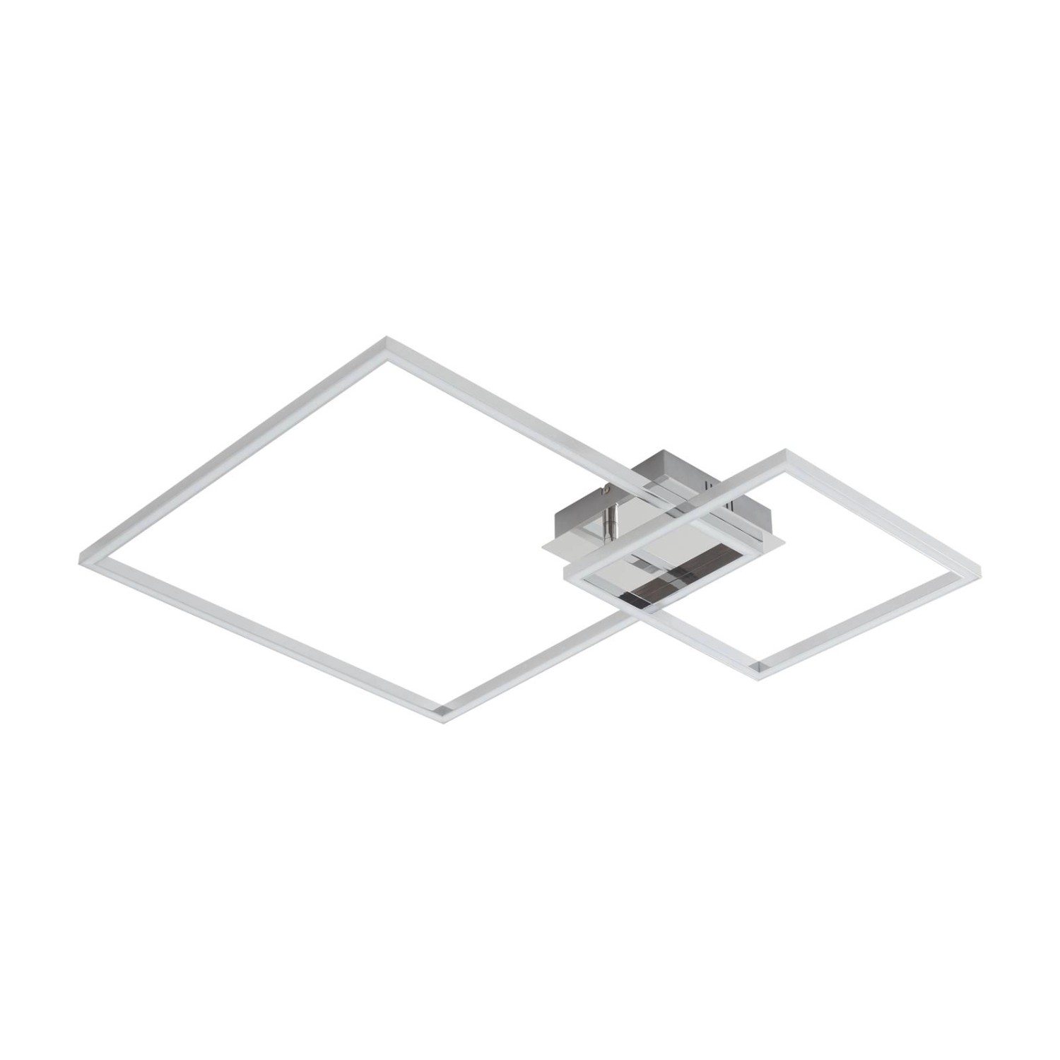 Lindby LED Deckenleuchte Panja 10012938 Dimmbar Modern in Chrom 2-flammig Wohnzimmerleuchte von LINDBY