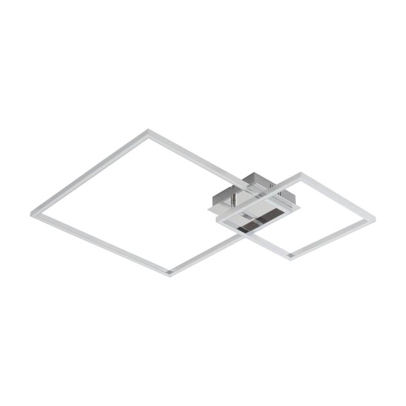 Lindby LED Deckenleuchte Panja 10012938 Dimmbar Modern in Chrom 2-flammig Wohnzimmerleuchte von LINDBY