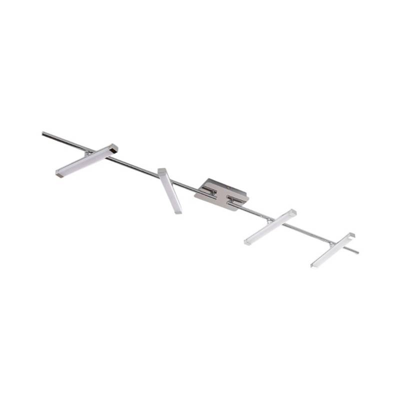 Lindby LED Deckenleuchte Pilou 9621740 Dimmbar Modern in Chrom aus Metall 4-flammig Küchenleuchte von LINDBY