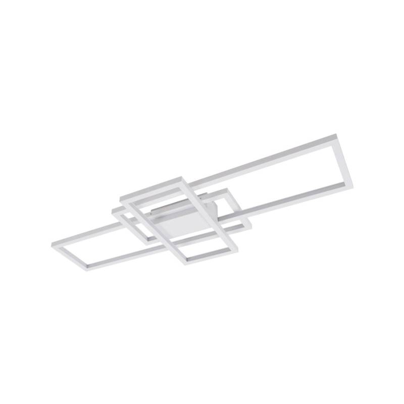 Lindby LED Deckenleuchte Poppy 8032231 Dimmbar Modern in Weiß aus Aluminium 1-flammig Wohnzimmerleuchte von LINDBY