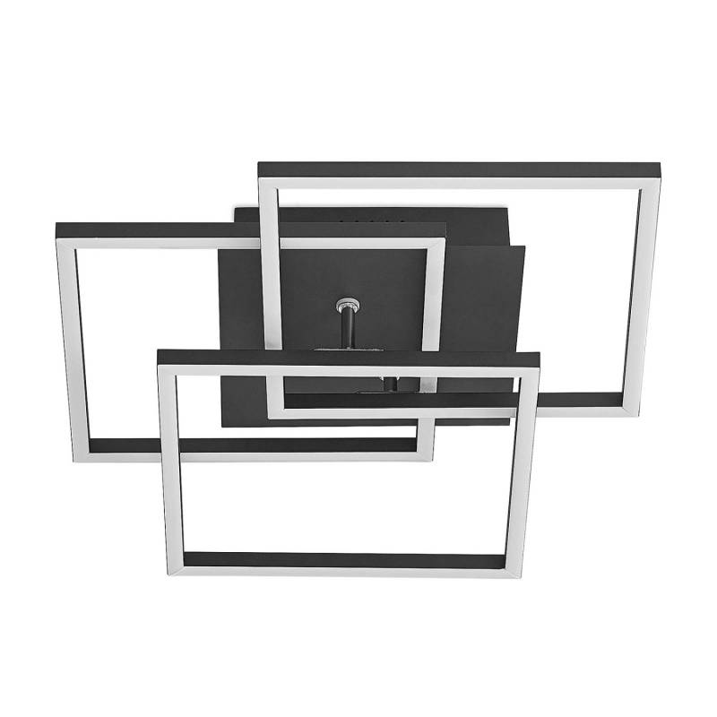 Lindby LED Deckenleuchte Qiana 8032536 Dimmbar mit Leselampe Modern in Schwarz aus Aluminium 3-flammig Wohnzimmerleuchte Lindby LED Deckenleuchte Qiana 8032536 Dimmbar mit Leselampe Modern in Schwarz aus Aluminium 3-flammig Wohnzimmerleuchte von LINDBY