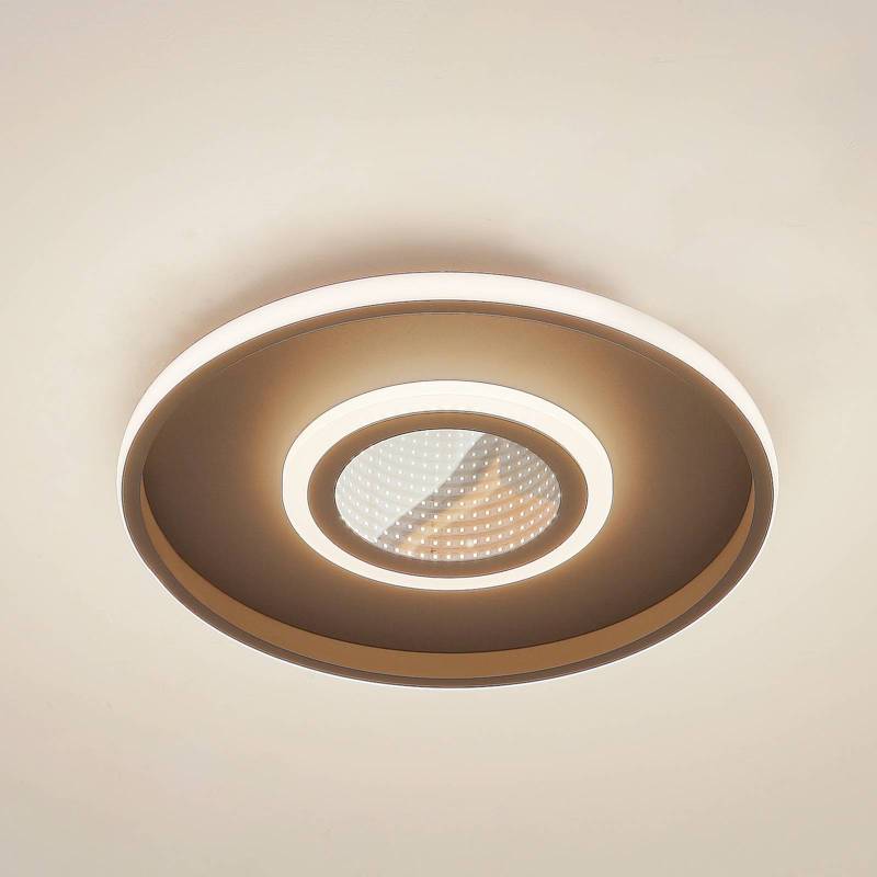 Lindby LED-Deckenleuchte Selian, dimmbar, Infinity Tunnel von LINDBY