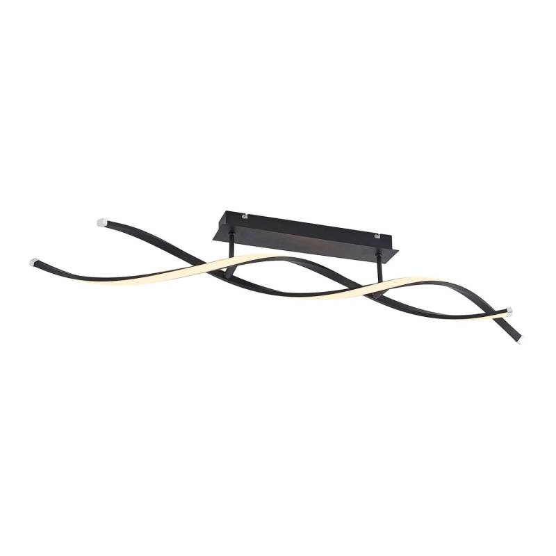 Lindby LED Deckenleuchte Welina 9627107 Dimmbar Modern in Schwarz aus Metall 1-flammig Wohnzimmerleuchte Lindby LED Deckenleuchte Welina 9627107 Dimmbar Modern in Schwarz aus Metall 1-flammig Wohnzimmerleuchte von LINDBY