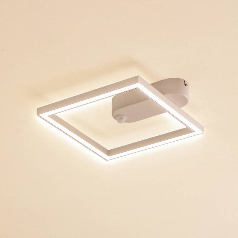 Lindby LED-Deckenleuchte Yulla, weiß, Bewegungsmelder von LINDBY