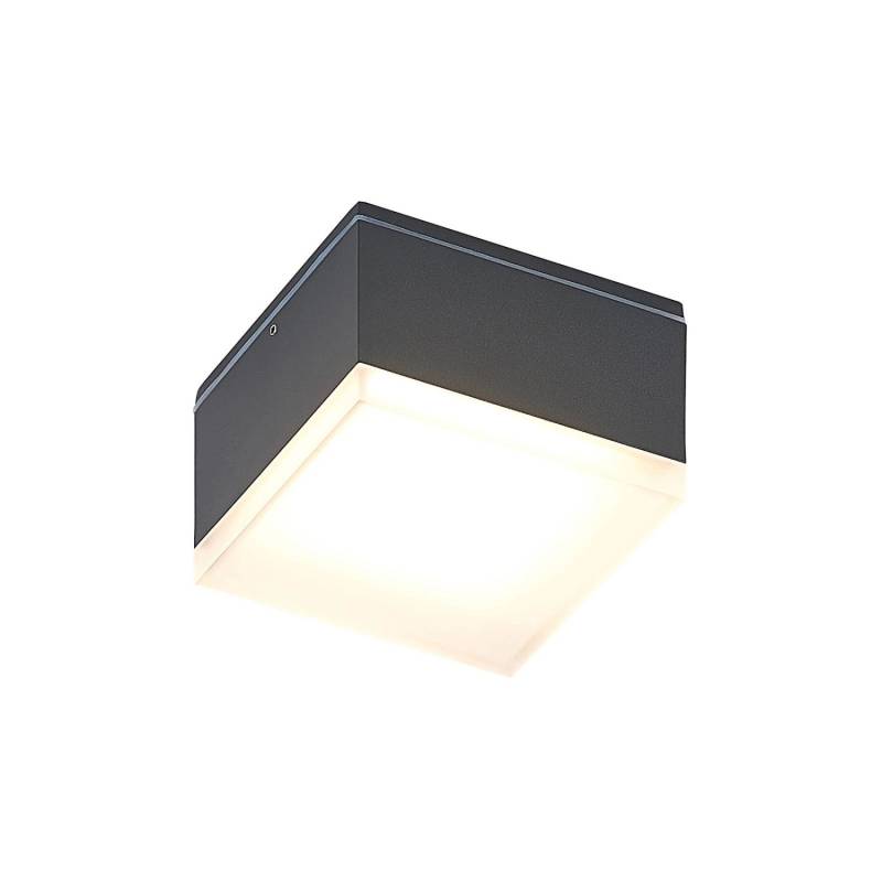 Lindby LED Deckenleuchten Mathea 9915004 Spritzwassergeschützt Modern in Schwarz aus Aluminium 1-flammig Lindby LED Deckenleuchten Mathea 9915004 Spritzwassergeschützt Modern in Schwarz aus Aluminium 1-flammig von LINDBY