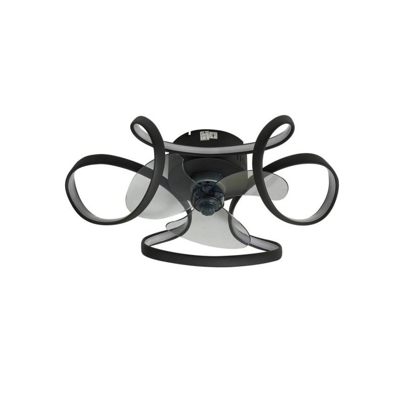 Lindby LED Deckenventilator mit Lampe Lomata 10022126 Dimmbar Leselampe Modern in Schwarz aus Aluminium Wohnzimmerleuchte Lindby LED Deckenventilator mit Lampe Lomata 10022126 Dimmbar Leselampe Modern in Schwarz aus Aluminium Wohnzimmerleuchte von LINDBY