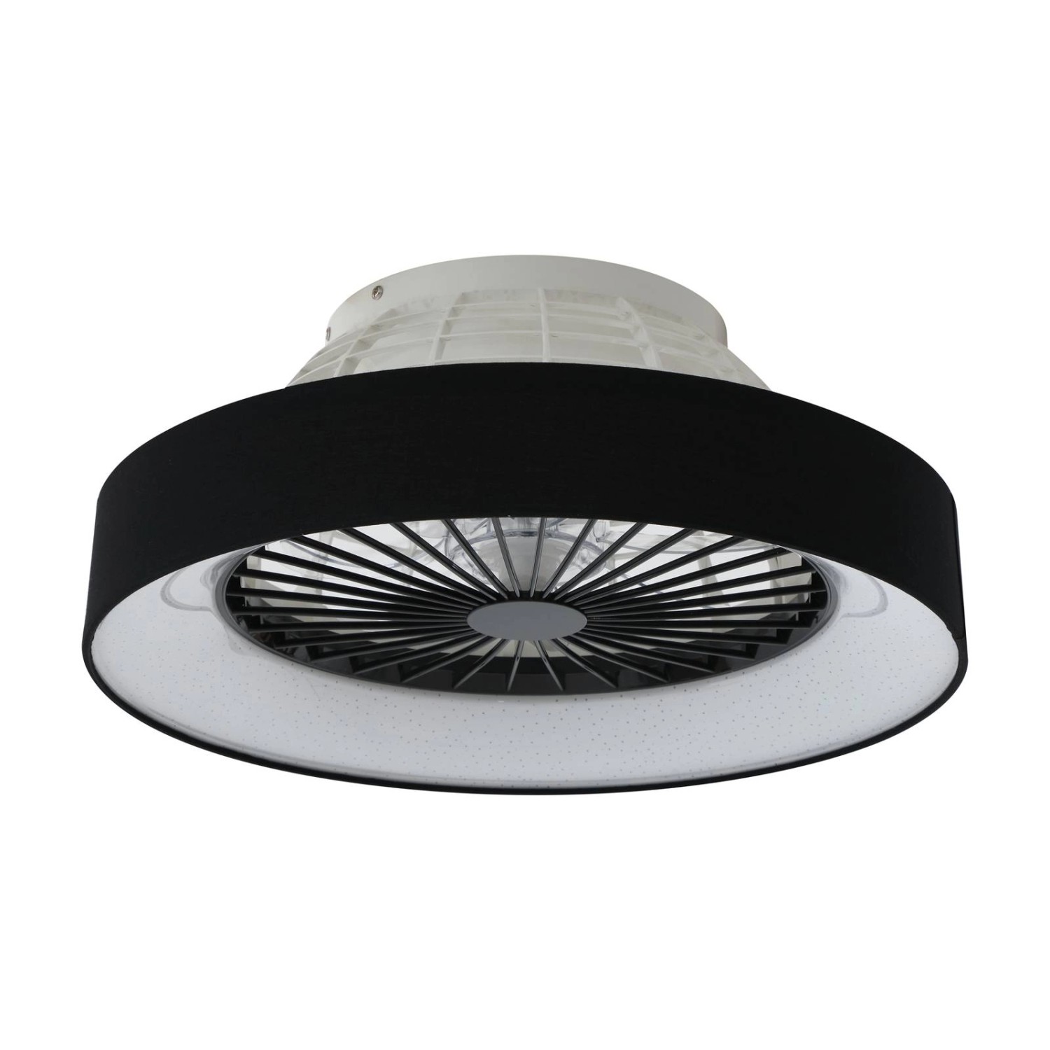 Lindby LED Deckenventilator mit Lampe Mace 10022136 Dimmbar Leselampe Modern in Schwarz 1-flammig Wohnzimmerleuchte von LINDBY