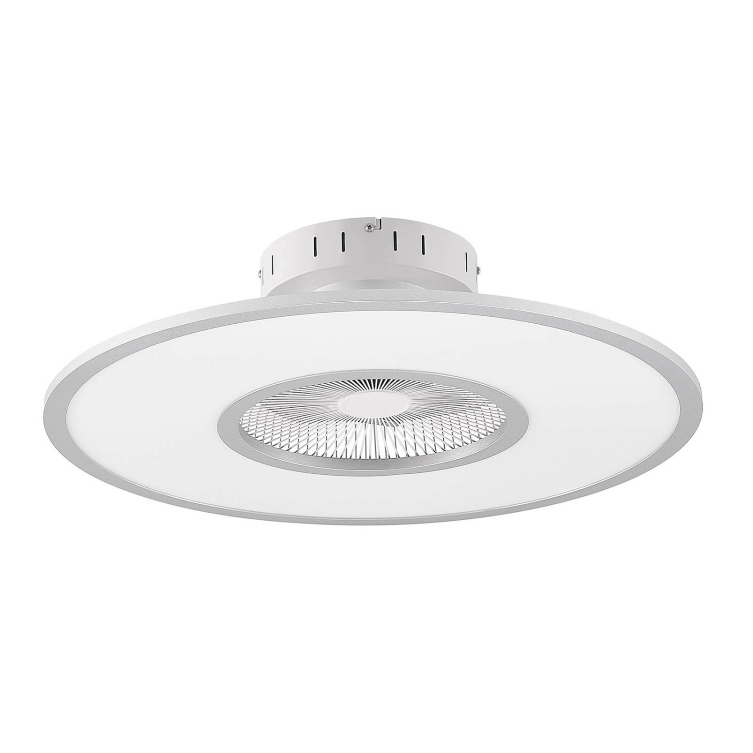 Lindby LED Deckenventilator mit Lampe Romea 9956117 Dimmbar Leselampe Modern in Alu 1-flammig Wohnzimmerleuchte Lindby LED Deckenventilator mit Lampe Romea 9956117 Dimmbar Leselampe Modern in Alu 1-flammig Wohnzimmerleuchte von LINDBY