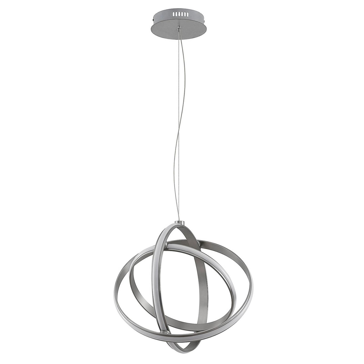 Lindby LED Kamilya 9627031 Modern in Alu aus Metall 1-flammig Wohnzimmerleuchte von LINDBY