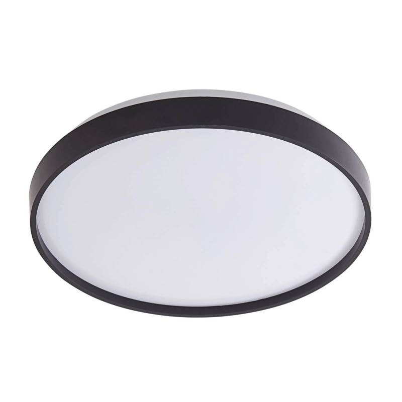 Lindby LED Smart Home Deckenlampe Mirren 10013319 Dimmbar Modern in Schwarz 1-flammig Wohnzimmerleuchte von LINDBY