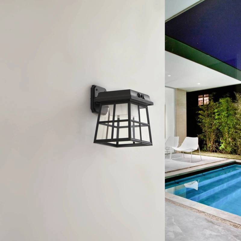 Lindby LED Solarleuchte Außen Latarka 10025773 mit Bewegungsmelder Spritzwassergeschützt Modern in Schwarz 1-flammig Lindby LED Solarleuchte Außen Latarka 10025773 mit Bewegungsmelder Spritzwassergeschützt Modern in Schwarz 1-flammig von LINDBY