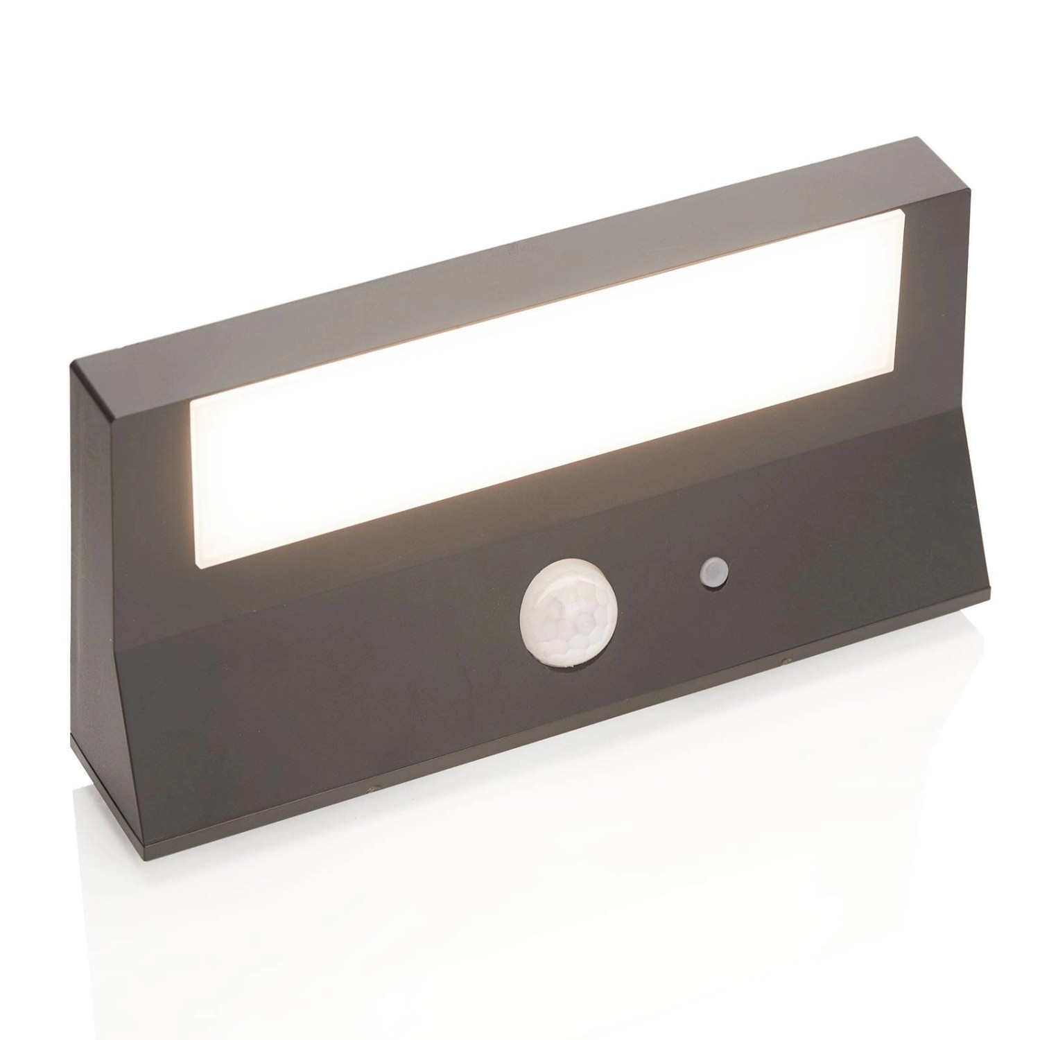 Lindby LED Solarleuchte Außen Maresia 9988194 mit Bewegungsmelder Spritzwassergeschützt Modern in Alu 1-flammig Lindby LED Solarleuchte Außen Maresia 9988194 mit Bewegungsmelder Spritzwassergeschützt Modern in Alu 1-flammig von LINDBY