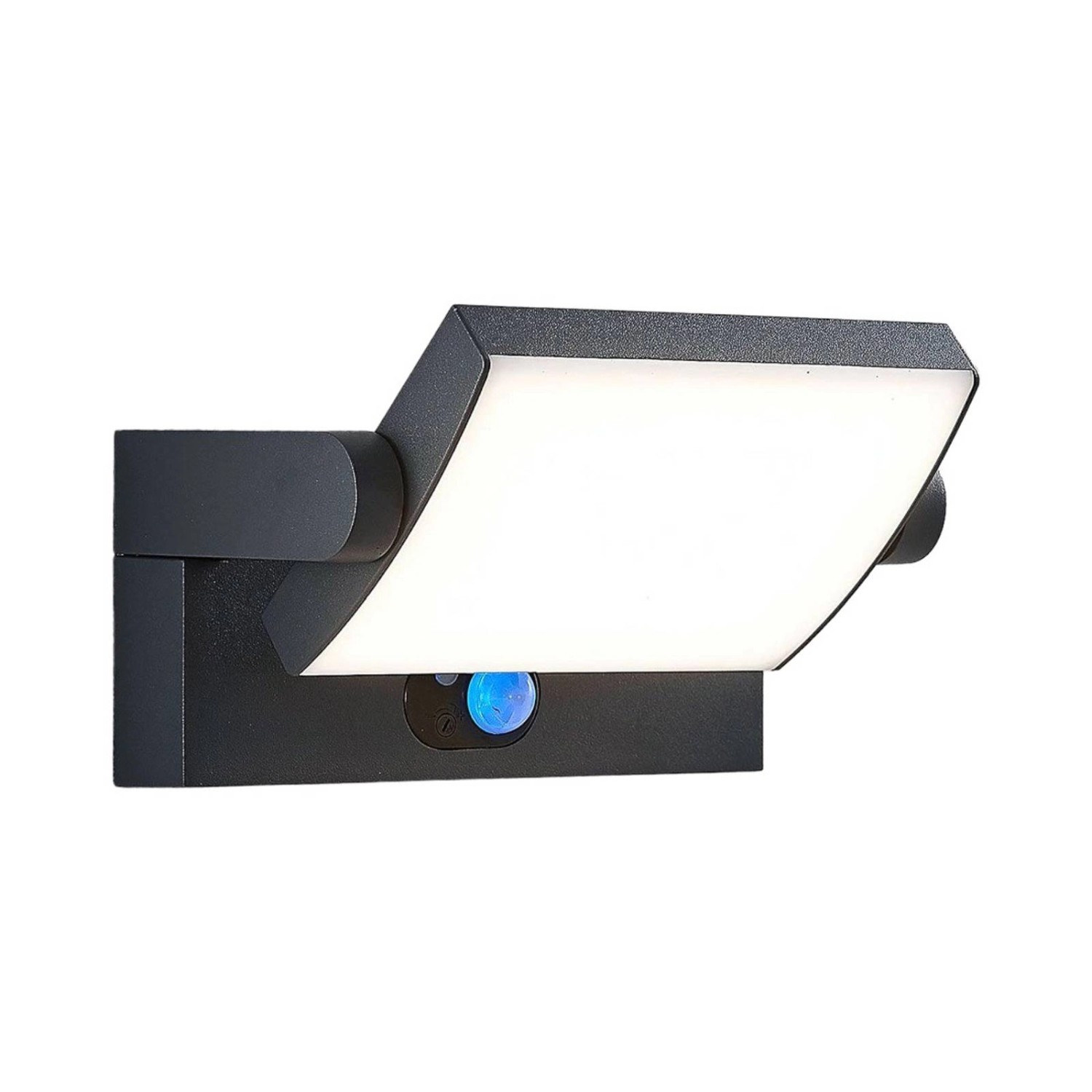 Lindby LED Solarleuchte Außen Sherin 9932022 mit Bewegungsmelder Spritzwassergeschützt Modern in Schwarz aus Aluminium 1-flammig Lindby LED Solarleuchte Außen Sherin 9932022 mit Bewegungsmelder Spritzwassergeschützt Modern in Schwarz aus Aluminium 1-flammig von LINDBY