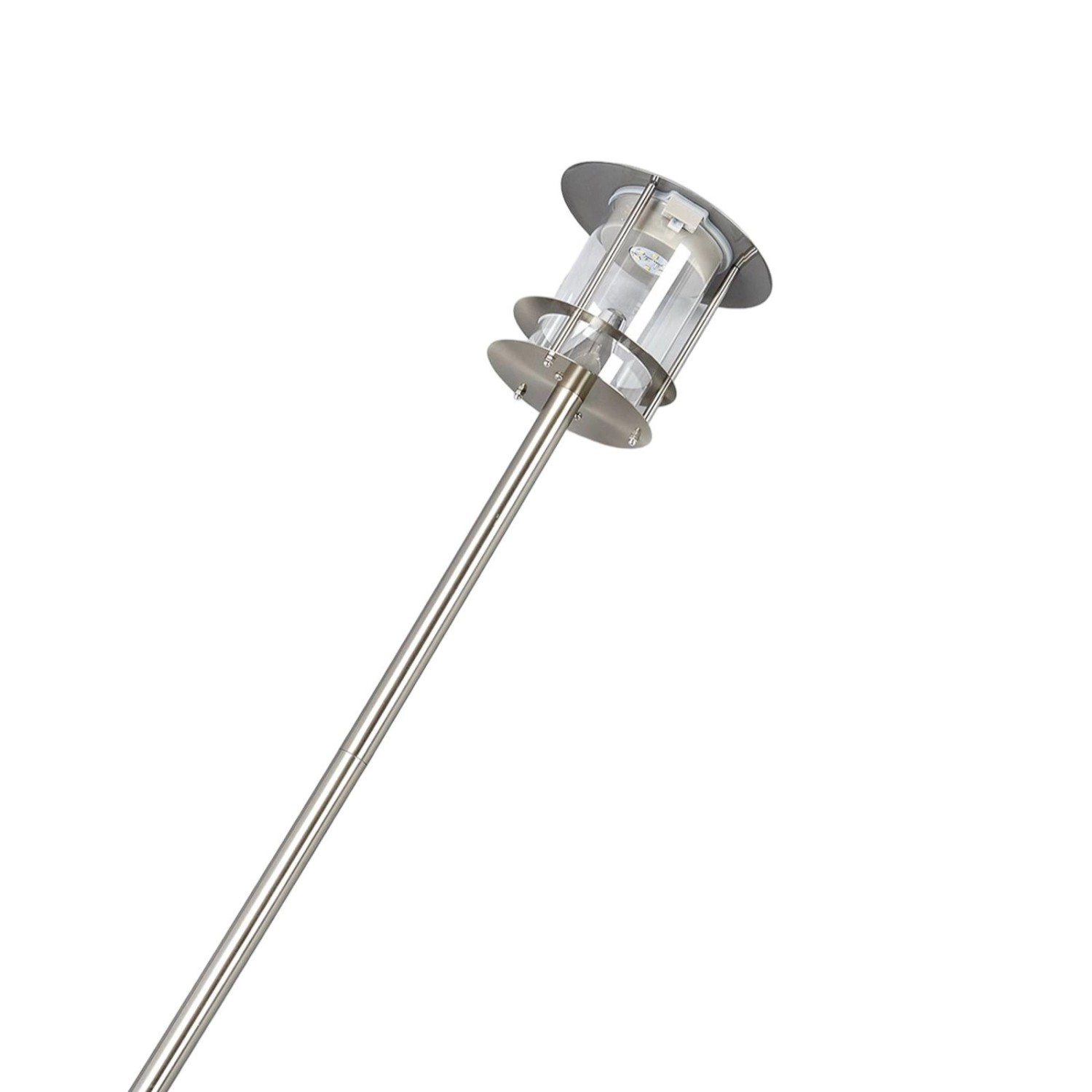 Lindby LED Solarleuchten Sumaya 9945284 Spritzwassergeschützt Modern in Alu aus Edelstahl 6-flammig von LINDBY