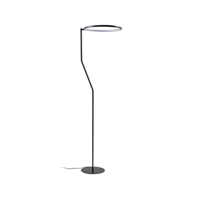 Lindby LED Stehlampe Rayon 10031159 Modern in Schwarz aus Metall 1-flammig Wohnzimmerleuchte von LINDBY
