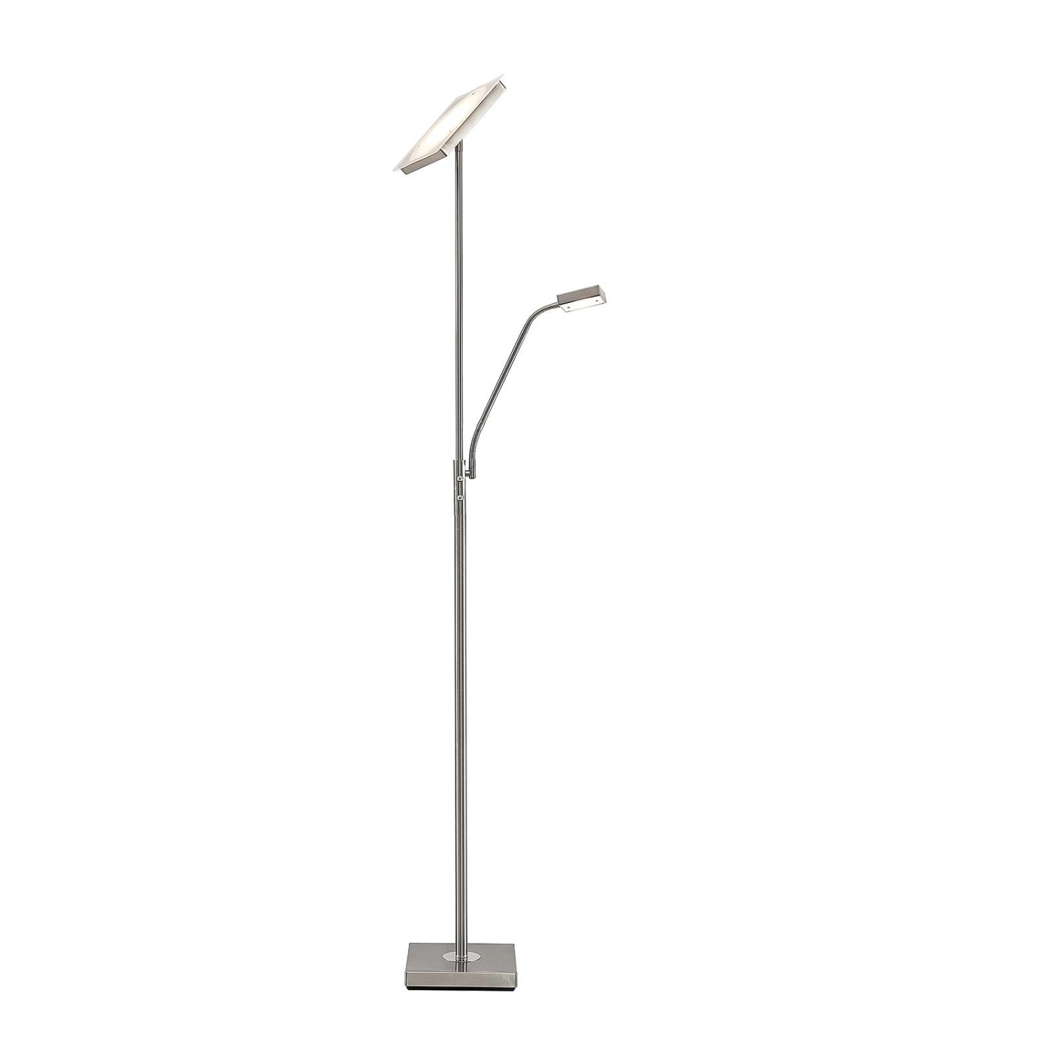 Lindby LED Stehlampe Sumani 9945430 Dimmbar Modern in Alu aus Metall 2-flammig Wohnzimmerleuchte Lindby LED Stehlampe Sumani 9945430 Dimmbar Modern in Alu aus Metall 2-flammig Wohnzimmerleuchte von LINDBY