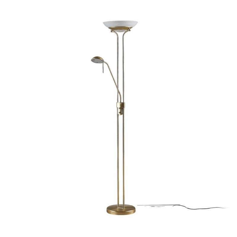 Lindby LED Stehlampe Yveta 9620911 Dimmbar Modern in Gold Messing aus Metall 2-flammig Wohnzimmerleuchte Lindby LED Stehlampe Yveta 9620911 Dimmbar Modern in Gold Messing aus Metall 2-flammig Wohnzimmerleuchte von LINDBY